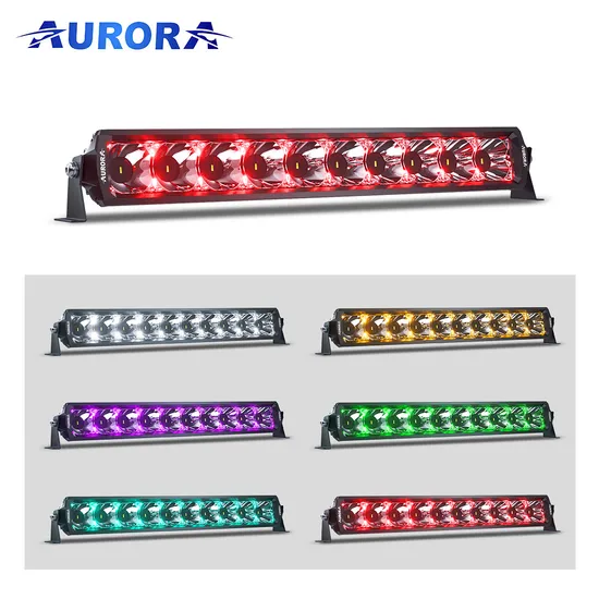 New Multi Color Change Car Offroad RGB LED Light Bar