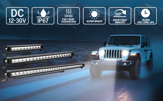 OEM Auto Accessories LED Light Bar for Jeep SUV, ATV UTV, Truck, Forklift, Harvester, Sprayer, Tractor, CE RoHS ISO 9001 Certified
