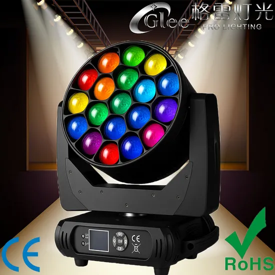 19*40W 19X40W RGBW Rgbl LED B Bee Eye K15 Zoom Beam Wash Moving Head Light 