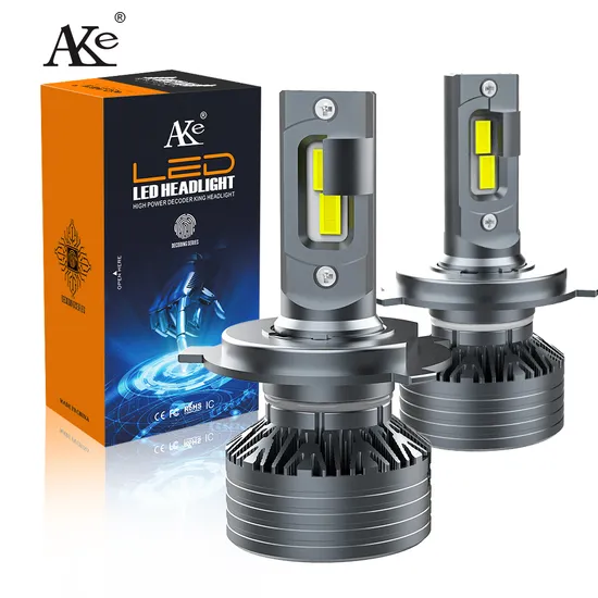 Ake Auto Lighting System T2 Car LED Headlight Automotive LED Auto Lamps 9005 H11 H7 H4 LED Headlamp Car LED Head Light LED Car Light Bulb 