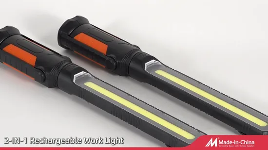 Rechargeable 10W COB LED Twin Inspection Work Light 