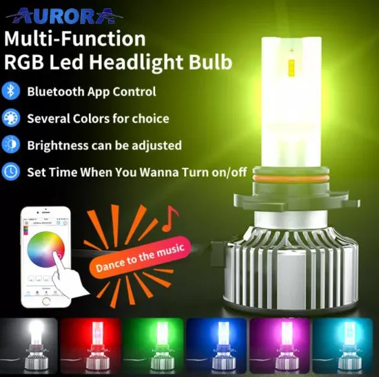 Aurora Patent LED Headlight H7 H1 H4 H11 Multi